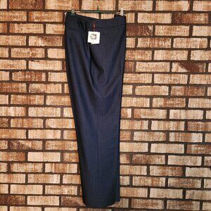 Ladies Anne Klein Indigo Twill Dress Pant Size 14W NWT